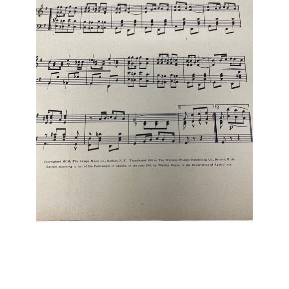 Creole Belles 1901 Sheet Music March Two Step J Bodewalt Lampe - Picture 3 of 10